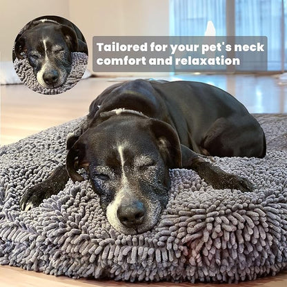 Muddy Mat®Cloud K-9 Bed for Dogs & Cats, Soft & Relaxing Round Dog Bed - Image 5