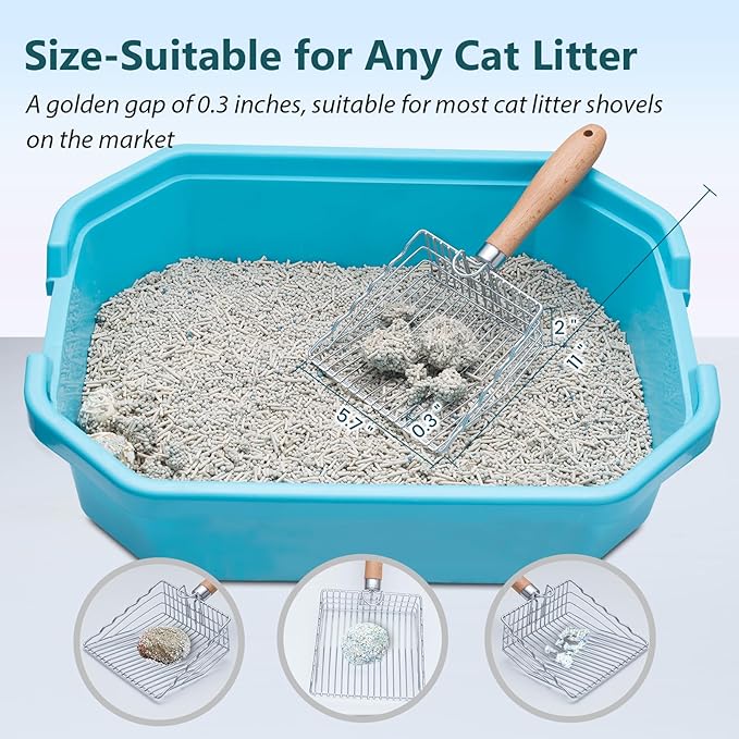 Cat Litter Scoop, Premium Kitty Shovel - Image 3