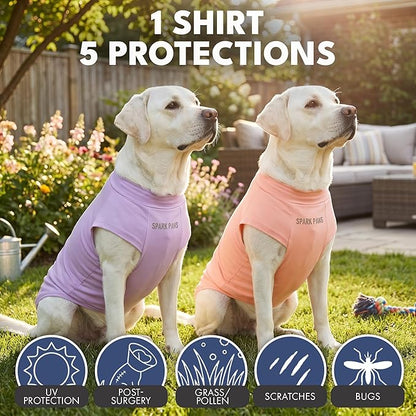 Spark Paws Sunblock Dog T-Shirt, SPF30 Protection, Lightweight Breathable Quick - Image 4