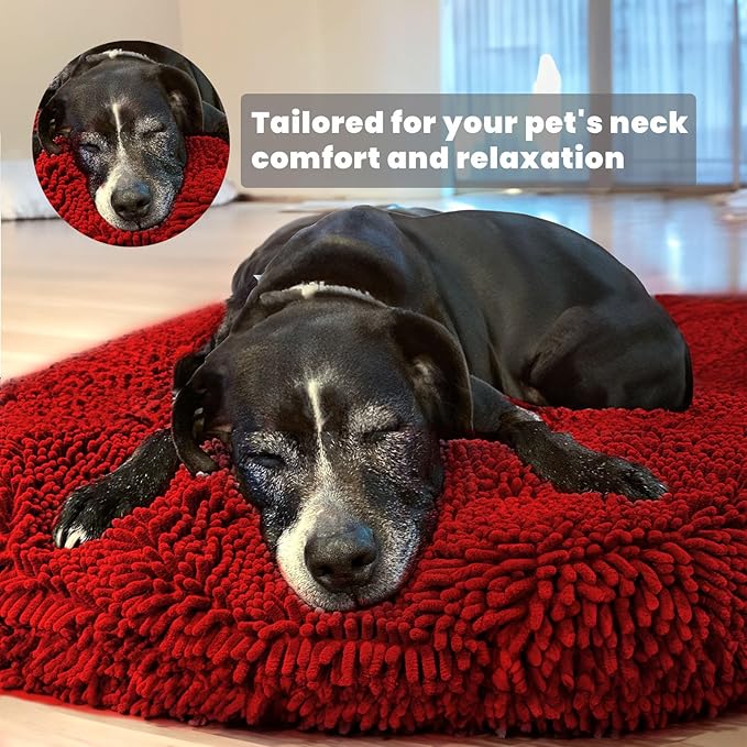 Muddy Mat® Cloud K-9 Bed for Dogs & Cats, Soft & Relaxing Donut Dog Bed - Image 4