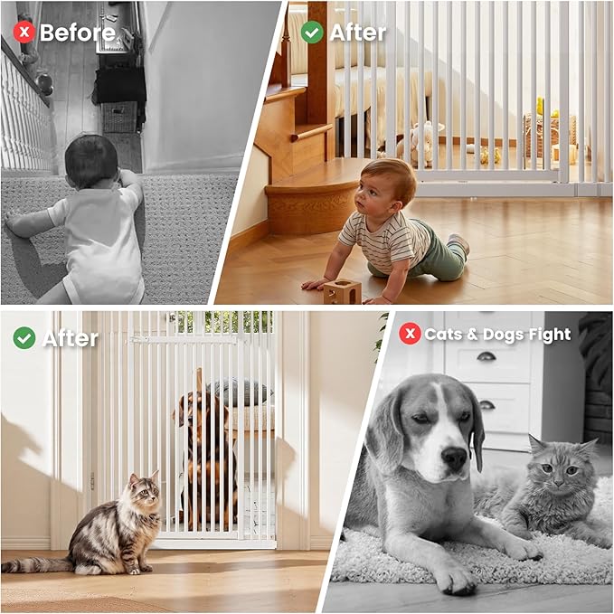 Gardner Pet 51"-87" Extra Tall Cat Gate - Image 3