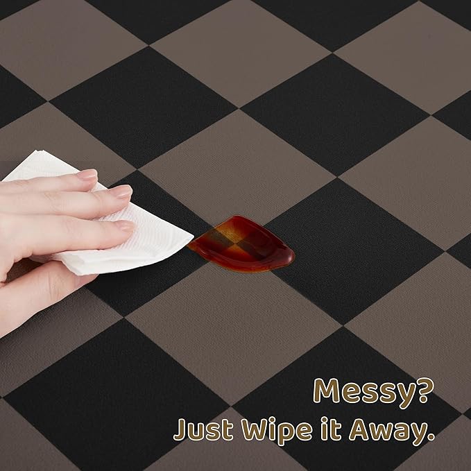 Checkered Dog Feeding Mat, Absorbent Mats - Image 5