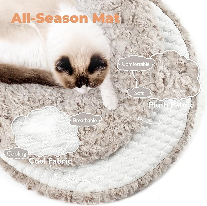 Easyego Modern Cat Tree, 39.9" Aesthetic Wood Cat Tree Tower - Image 3
