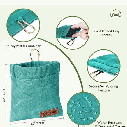 ETIAL Dog Treat Pouch, Portable Puppy Dog Training Treat Bag, Hand Free Dog - Image 2