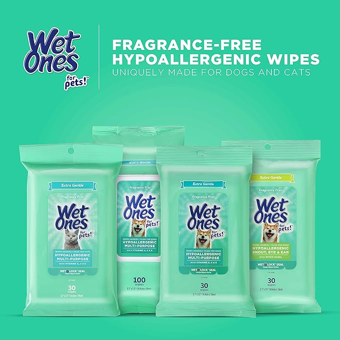 Wet Ones for Pets Hypoallergenic Multipurpose Dog Wipes - Image 6