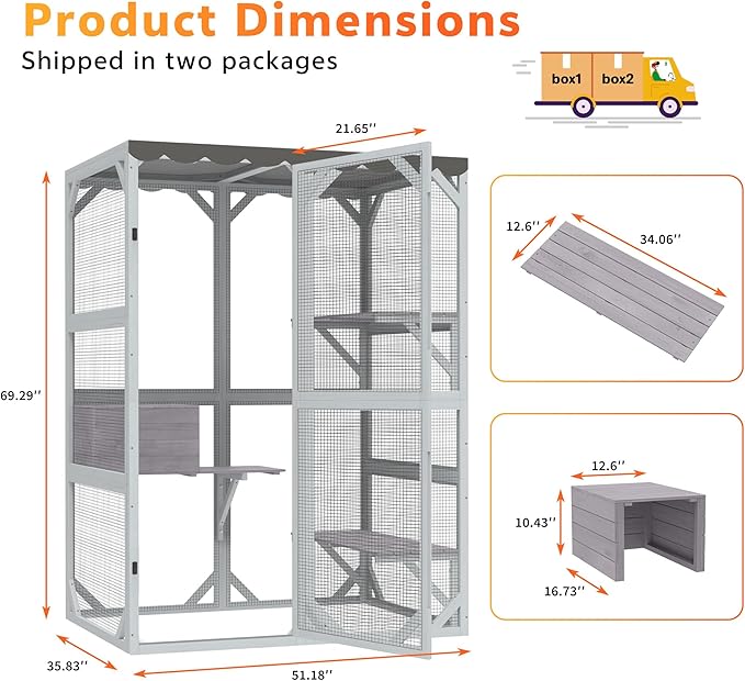 X-Zone Catio Outdoor Cat Enclosure - Image 4
