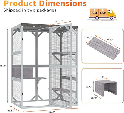 X-Zone Catio Outdoor Cat Enclosure - Image 4