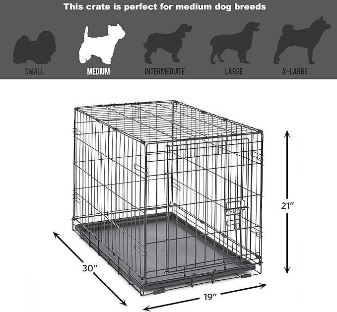 Midwest Homes for Pets 30-Inch New World Crate for Medium Breeds, 21-40 lbs - Image 7
