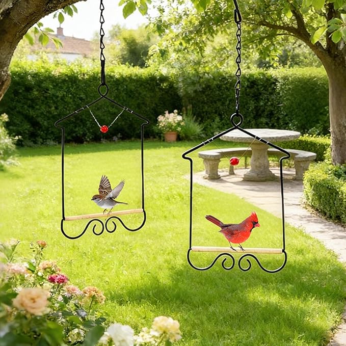 Metal Frame Hummingbird Swings and Perches - Image 3
