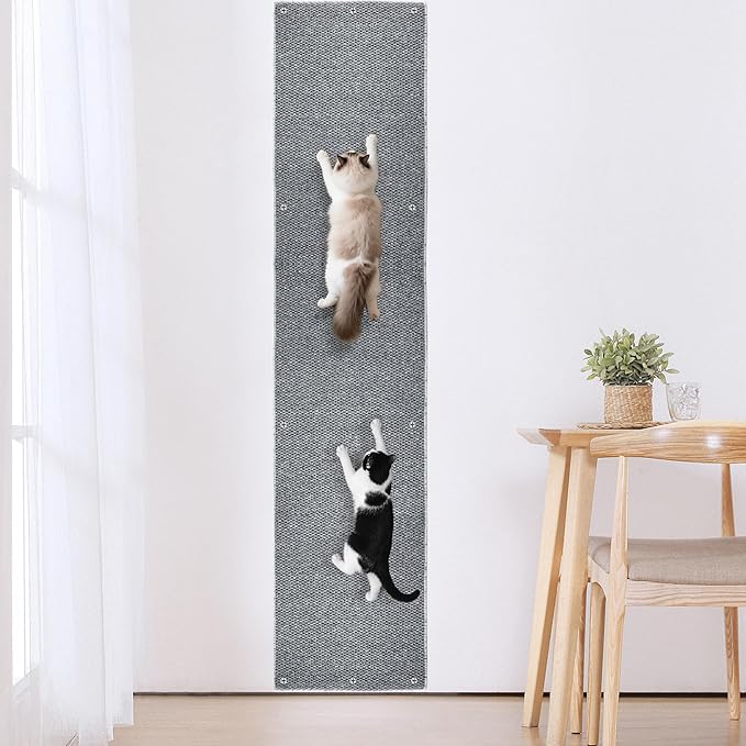 80"x15.7" Cat Wall Scratching Mat, Extra Large Cat Climbing Carpet by Unknown