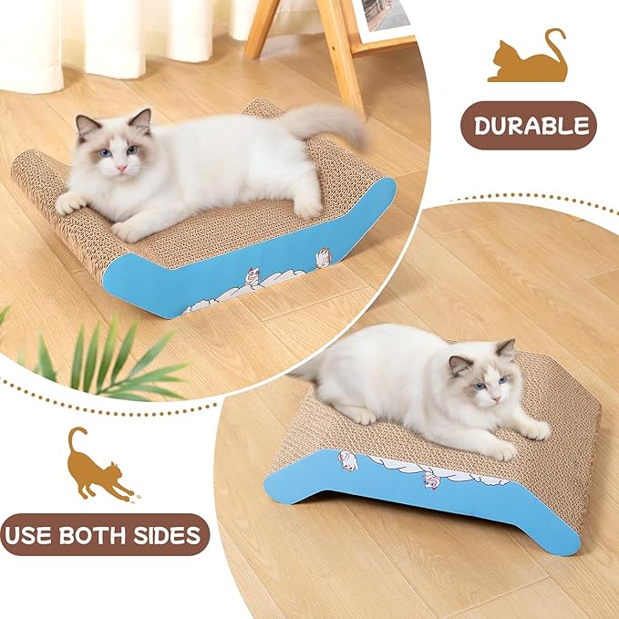 Cardboard Cat Scratcher Bed 16.9 Inch Cat Scratch Box - Image 3