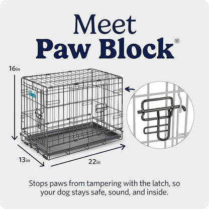 MidWest Homes for Pets 22-Inch iCrate for Extra-Small Breeds, Double Door - Image 4
