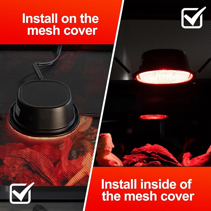 G9 Reptile Infrared Heat Lamp, Terrarium Heating Lamp Fixture - Image 5