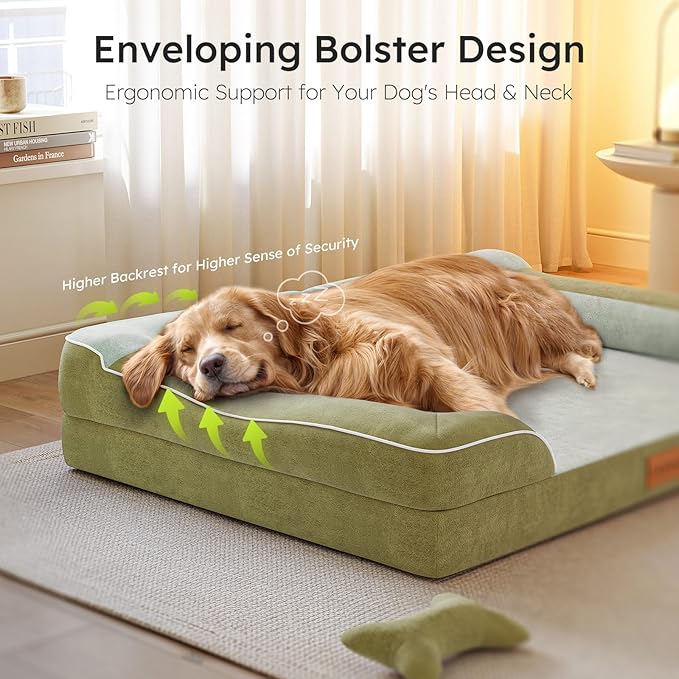 CWAWZ Extra Large Dog Bed, Orthopedic Dog Bed - Image 4