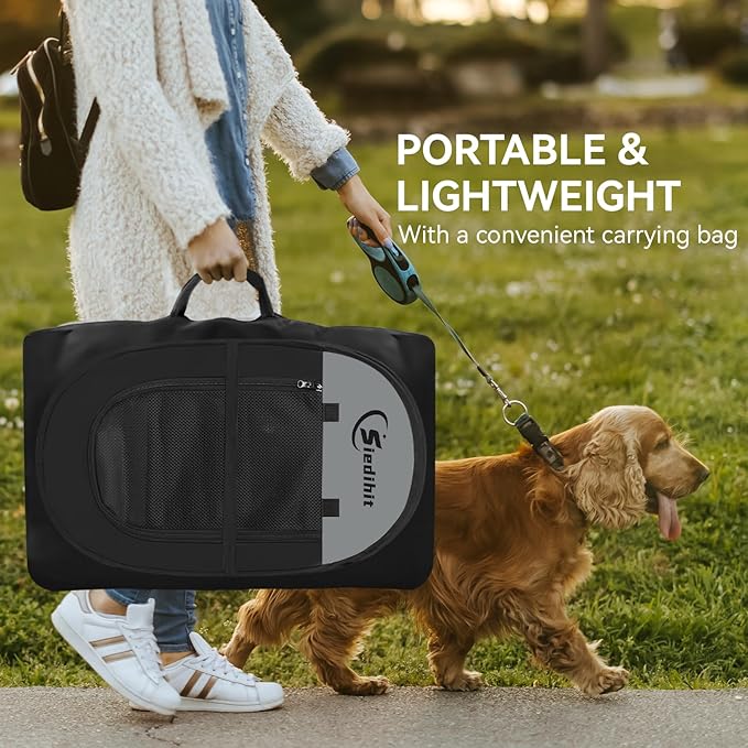 Siedihit Dog Cat Playpen, Puppy Pet Playpen Indoor - Image 6