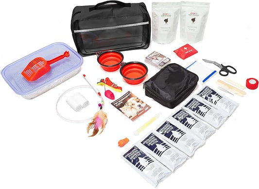 Emergency Zone - Cat Emergency Survival Kit - Bug Out, Travel Kits, First Aid - by EmergencyZone