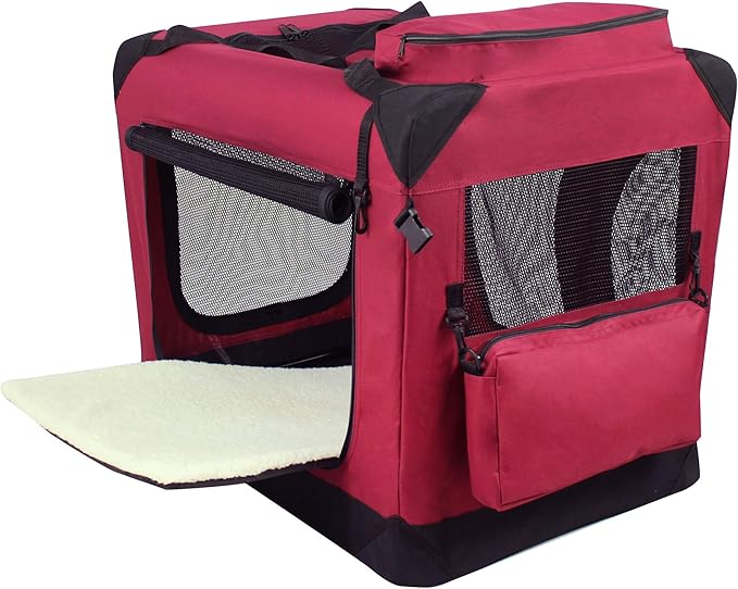 EliteField 3-Door Folding Soft Dog Crate - Image 2