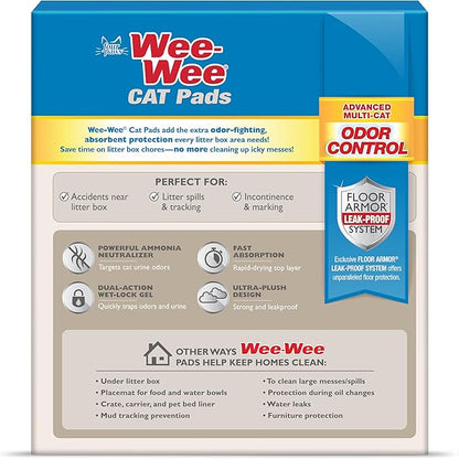 Four Paws Wee-Wee Cat Pee Pads, Disposable Litter Box Mats, Advanced Odor - Image 9