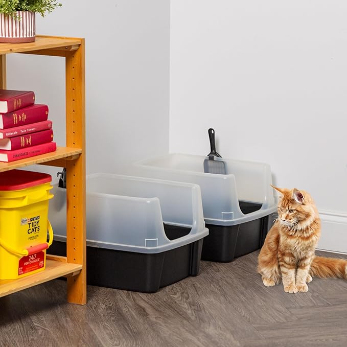 IRIS USA Cat Litter Box Large Open Top - Image 7