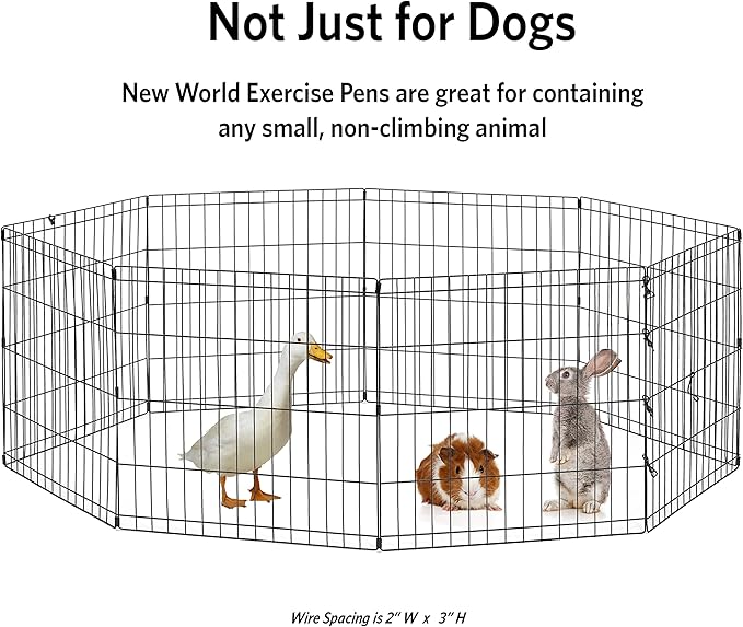 New World by MidWest Homes for Pets 30-Inch Exercise Pen, for Indoor and - Image 6