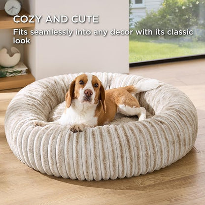 Bedsure ComfyFleece™ Donut Large Dog Bed - Image 4