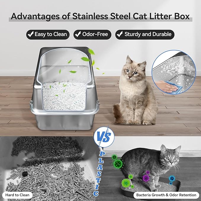 Stainless Steel Litter Box - Image 2