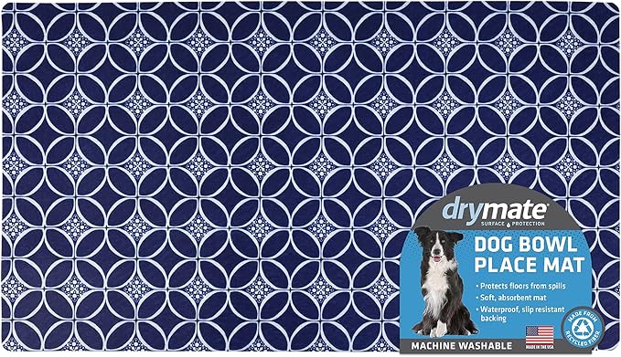 Drymate Pet Bowl Placemat, Dog & Cat Food Feeding Mat - Image 6