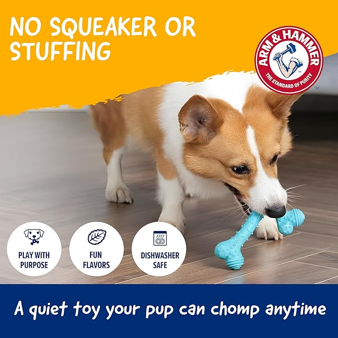 Arm & Hammer Nubbies T-Bone Dental Dog Chew Toy - Image 6