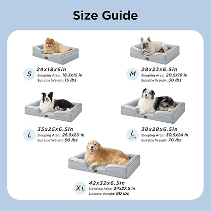 Bedsure L Plus Cooling Dog Bed for Large Dogs - Image 7