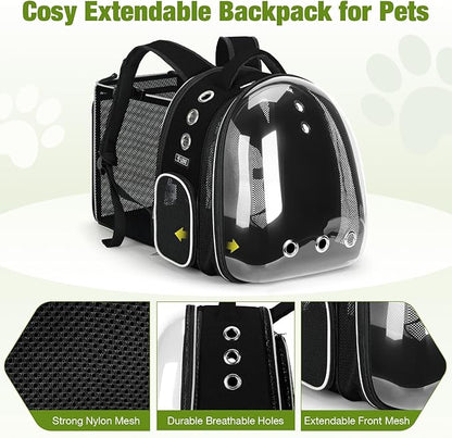 Limited Stock Lekereise Cat Backpack Carrier, Expandable Large Space Cat Bubble - Image 3