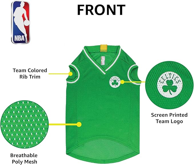 Pets First NBA BOSTON CELTICS DOG Jersey, Large - Image 6
