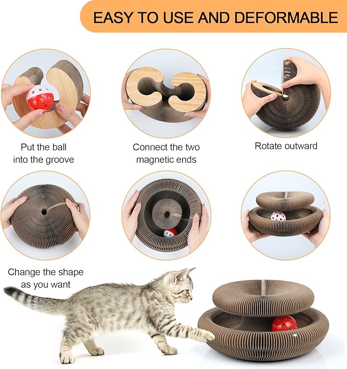 Magic Organ Cat Scratching Board, Interactive Scratch Pad - Image 3