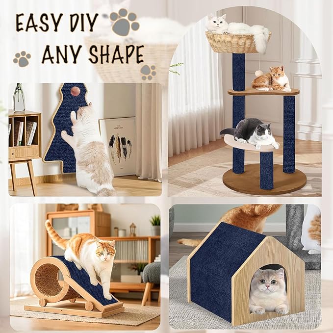 78.7"X15.8" Self-Adhesive Cat Scratching Mat - Image 3