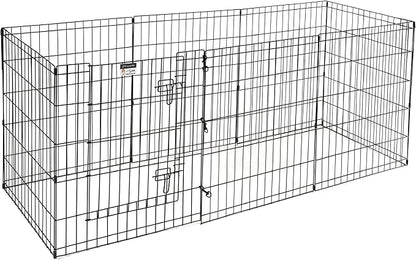 Dog Playpen - Foldable Metal Exercise Puppy Play Pen - Indoor/Outdoor Pen with - Image 4