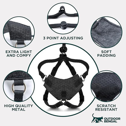 Houdini™ Escape Proof Cat Harness and Leash Set by OutdoorBengal – Orange - Image 8