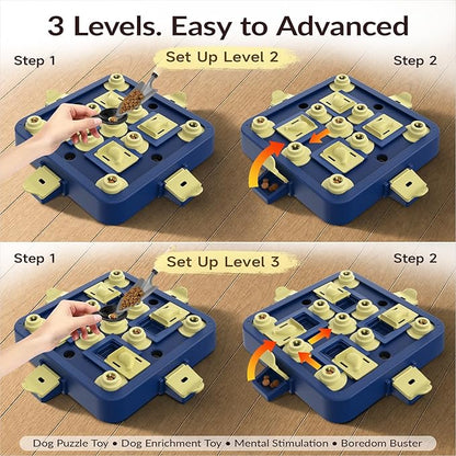 KADTC Dog Chess Puzzle Toy, Large Size, 3 Levels of Step-by-Step Challenge - Image 5