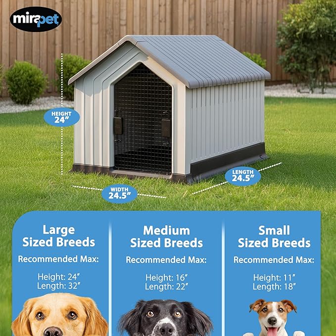 Durable Waterproof Plastic Dog House - Image 6