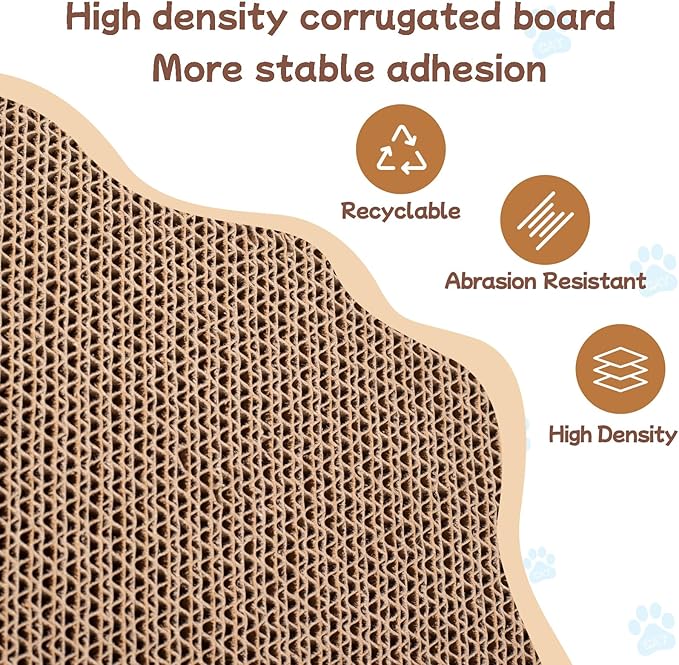 Cardboard Cat Scratcher Bed 16.9 Inch Cat Scratch Box - Image 7