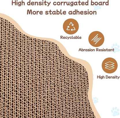 Cardboard Cat Scratcher Bed 16.9 Inch Cat Scratch Box - Image 7