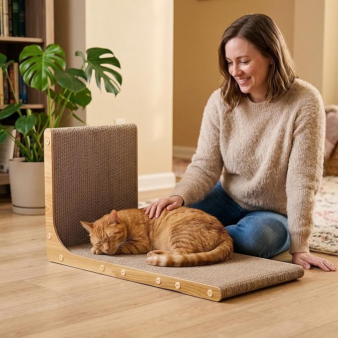 SMARTBEAN 3-Pack Cardboard Cat Scratcher - Image 7