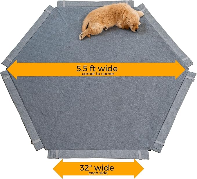 MyPet SecureMat Hexagon Pet Mat, Graphite - Image 5