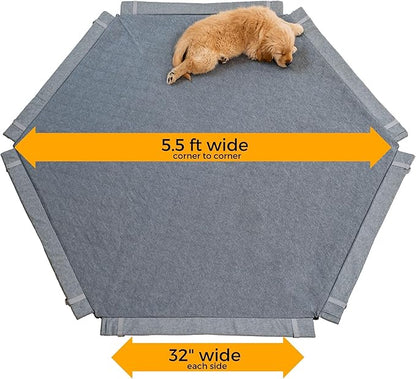 MyPet SecureMat Hexagon Pet Mat, Graphite - Image 5
