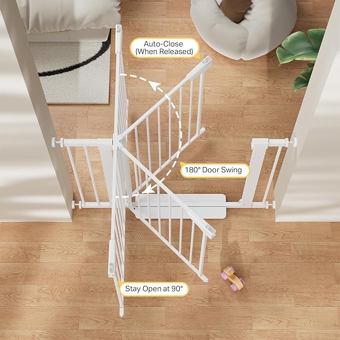 Cumbor 36" Extra Tall Baby Gate - Image 5