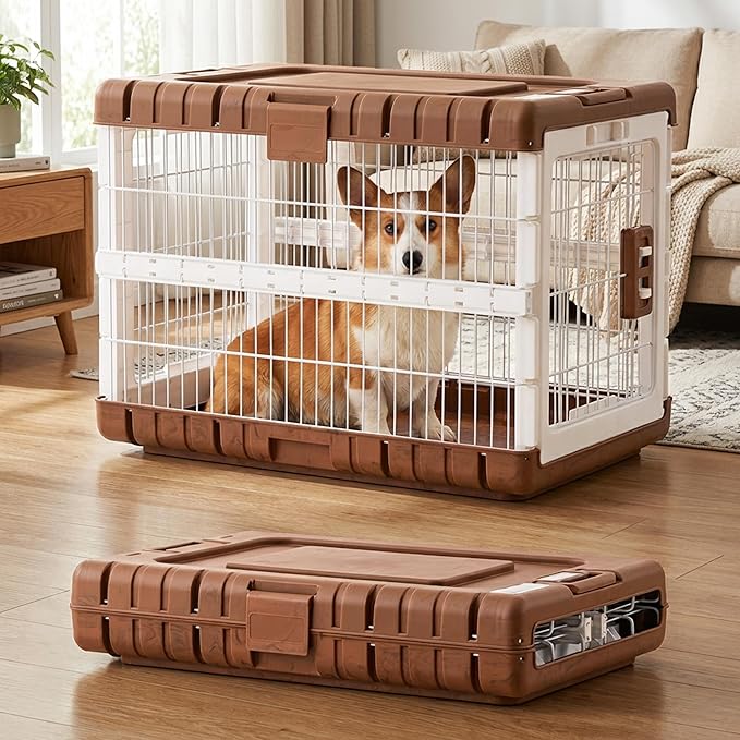 ZOMISIA Collapsible Dog Crate for Dogs by Zomisia