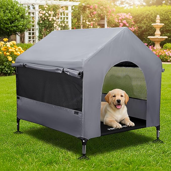 36" Dog House Outdoor Indoor by Pawmmo