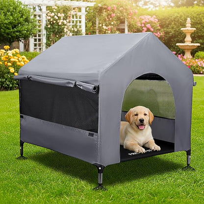 36" Dog House Outdoor Indoor by Pawmmo