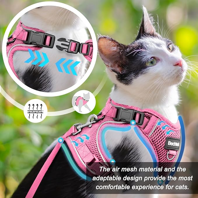 Cat Harness and Leash for Walking, The Upgrade Can be Adjusted in Four - Image 4