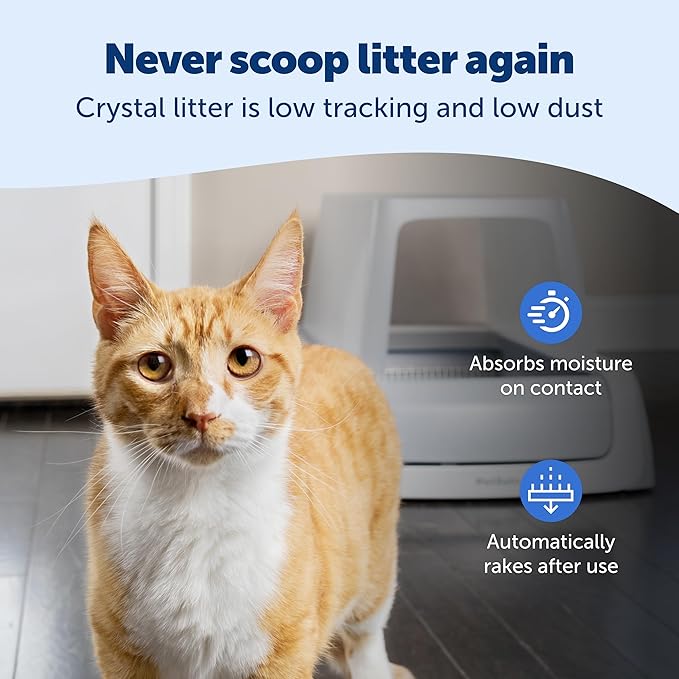 PetSafe ScoopFree Crystal Pro Legacy Self-Cleaning Automatic Cat Litter Box - Image 6