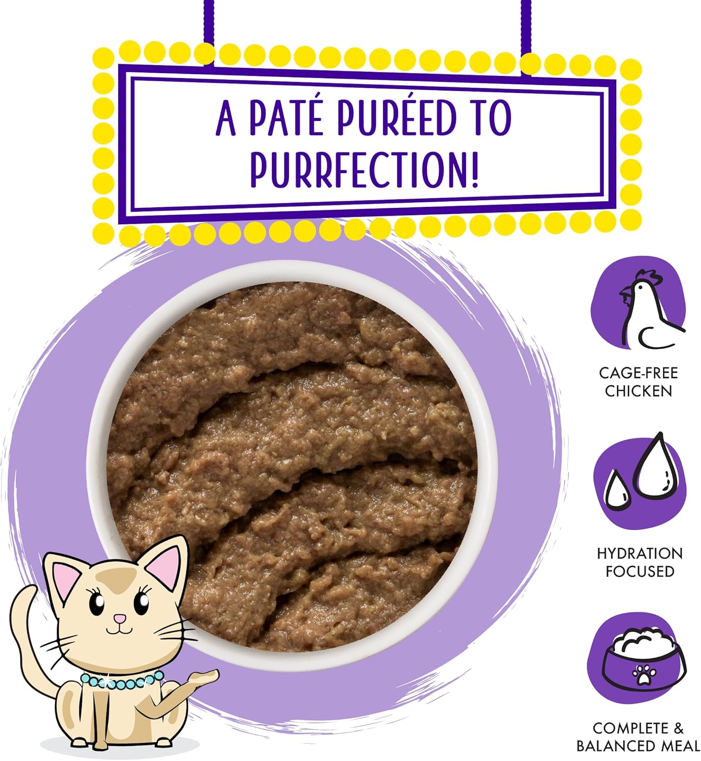 Weruva Classic Cat Paté, Meal or No Deal! with Chicken & Beef, 3oz Can (Pack of 12)