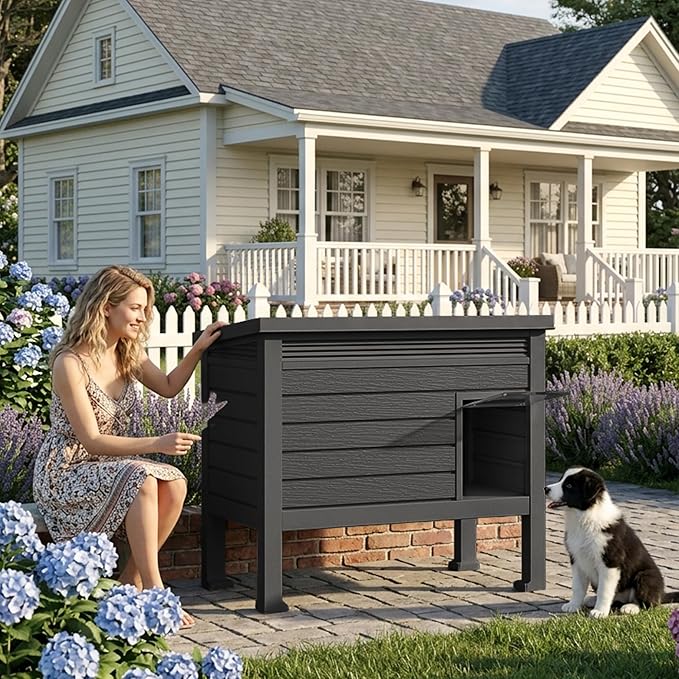 DRATO Indoor & Outdoor Resin Dog House - Image 2